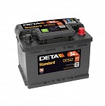 Картинка Автомобильный аккумулятор DETA Standart DC542 (54 А·ч)