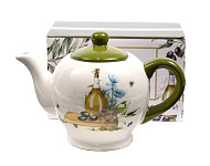 Картинка Заварочный чайник Home Line Оливковая ветвь HC718R-G55