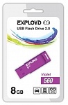 Картинка USB флэш-накопитель EXPLOYD 4GB-560-фиолетовый