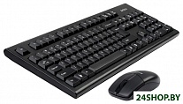 Картинка Клавиатура и мышь A4Tech 3100N Black