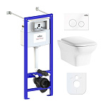 Картинка Унитаз Lavinia Boho Relfix Bristol Rimless 6 в 1 77050197