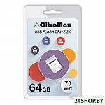 Картинка USB Flash Oltramax 70 64GB (белый) [OM-64GB-70-White]