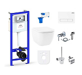 Картинка Унитаз Lavinia Boho Relfix One 10 в 1 98010013 (белый пластик)