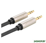 Картинка Кабель UGREEN AV125 10604 3.5 мм - 3.5 мм (2 м, черный/серый)