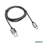 Картинка Кабель Rexant 18-1896 USB Type-A - USB Type-C (1 м, серый)