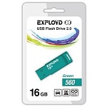 Картинка USB флэш-накопитель EXPLOYD 16GB-560 (зеленый)