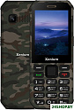 Кнопочный телефон Xenium X300 (зеленый камуфляж)