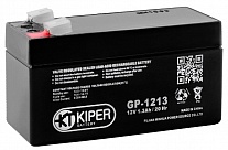 Картинка Аккумулятор для ИБП Kiper GP-1213 F1 (12В/1.3 А·ч)