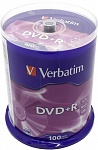 Картинка Диски DVD+R Disc Verbatim 4.7Gb 16x (уп. 100 шт) (43551)