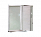 Картинка Шкаф с зеркалом для ванной СанитаМебель Прованс 101.700 R