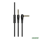 Картинка Кабель Hoco UPA15 3.5мм - 3.5мм с микрофоном (1 м, черный)