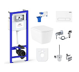 Картинка Унитаз Lavinia Boho Relfix Aveo Rimless 10 в 1 98010085 (белый пластик)