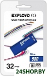 Картинка USB флэш-накопитель EXPLOYD 32GB-580-синий