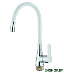 Картинка Смеситель Ledeme L4699-3 (хром/белый)