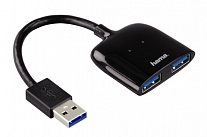 Картинка Разветвитель USB-C Hama Mobil черный (00054132)