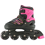 Картинка Роликовые коньки Darvish DV-S-19M (р-р 35-38, черный/розовый)