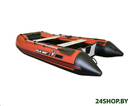 Картинка Лодка Polar Bird Merlin PB-340M ПБ36 (черно-красный, стеклокомпозит)