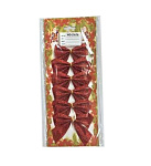 Картинка Елочная игрушка Серпантин Роскошь 6 шт (красный) 185-0533