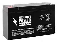 Картинка Аккумулятор для ИБП Security Power SP 6-12 F1 (6В/12 А·ч)