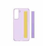 Картинка Чехол SAMSUNG Slim Strap Cover для S21 FE Violet (EF-XG990CVEGRU)