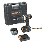 Картинка Ударная дрель-шуруповерт Nexttool ACD-20BLS/MAX (с 2-мя АКБ, кейс)