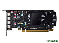 Картинка Видеокарта PNY Quadro P620 V2 2GB GDDR5 VCQP620DVIV2BLK-1