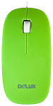 Картинка Мышь проводная Delux DLM-111BU Green