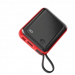 Картинка Портативное зарядное устройство Baseus Mini S Digital Display PPXF-A09 10000mAh (черный/кра