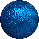 Картинка Шар елочный Greenterra парч. 200 мм синий)