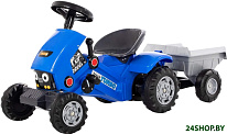 Каталка-трактор с педалями Turbo-2 с полуприцепом 84651