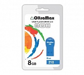 Картинка Флеш-память USB OltraMax 210 8GB (синий) (OM-8GB-210-Blue)