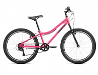 Картинка Велосипед Altair MTB HT 24 1.0 2022 (розовый/серый)