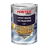 Картинка Грунт-эмаль Master Prime По ржавчине 3 в 1 молотковая 2 л (шоколадный)