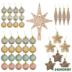 Картинка Набор елочных игрушек Золотая сказка 591129