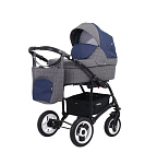 Картинка Детская универсальная коляска Rant Nova 3 в 1 (01, серый/синий)