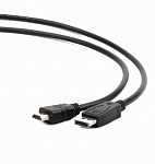 Картинка Кабель DisplayPort - HDMI GEMBIRD 20M-19M 3м (CC-DP-HDMI-3M)