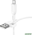 BX91 USB Type-A - microUSB (1 м, белый)
