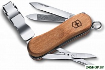 Картинка Нож перочинный Victorinox Nail Clip Wood 580 0.6461.63