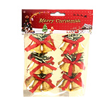 Картинка Елочная игрушка Серпантин Колокольчики 6 шт (золотистый) 1004_225