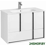 Картинка Тумба с умывальником Акватон Ривьера 80 (1A2390K1RVX20)