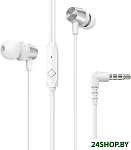 Картинка Наушники Hoco M79 (серебристый/белый)