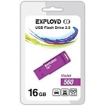 Картинка USB флэш-накопитель Exployd 16GB-560 (фиолетовый)