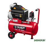 Картинка Компрессор воздушный Зубр КПМ-240-24 (красный)