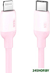 US387 60625 USB Type-C - Lightning (1 м, розовый)