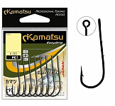 Крючки оффсетные KAMATSU CHEBURASHKA ROUND FORGED K-60 (# 6 6 шт)