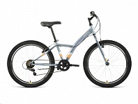 Картинка Велосипед Forward Dakota 24 1.0 2022 / RBK22FW24589 (темно-серый/оранжевый)