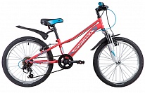 Картинка Детский велосипед NOVATRACK Valiant 20 (красный/белый, 2019) (20SH6V.VALIANT.CRL9)