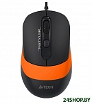 Картинка Мышь A4Tech Fstyler FM10 (черный/оранжевый)