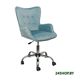 Картинка Кресло AksHome Белла (голубой велюр)