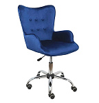 Картинка Кресло AksHome Белла (темно-синий велюр)